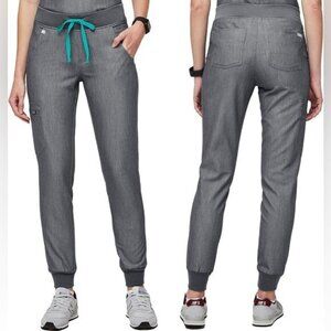 FIGS Women's Gray Zamora Jogger Scrub Pants Size LP